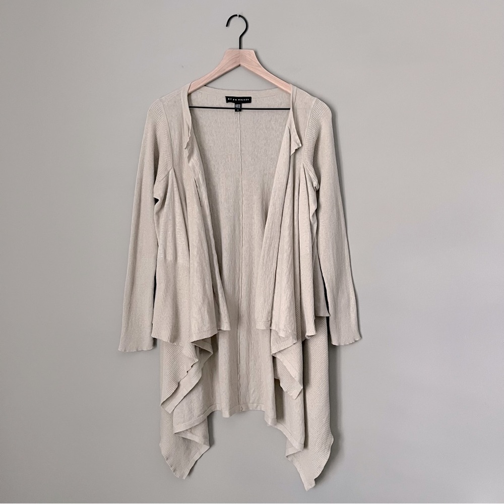 Bryn Walker | Open Front Cascading Drape Cardigan